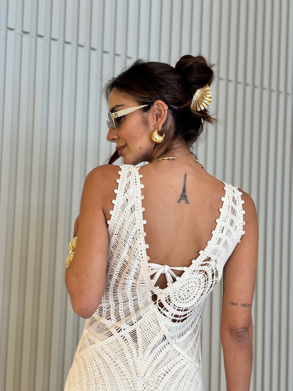 VESTIDO ANA MÁRCIA CROCHÊ CRU