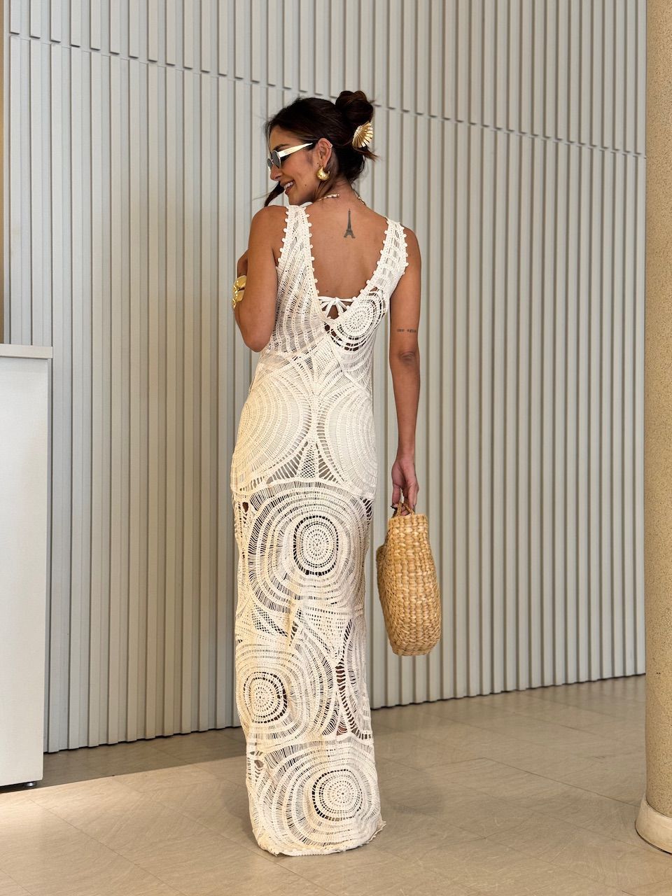 VESTIDO ANA MÁRCIA CROCHÊ CRU