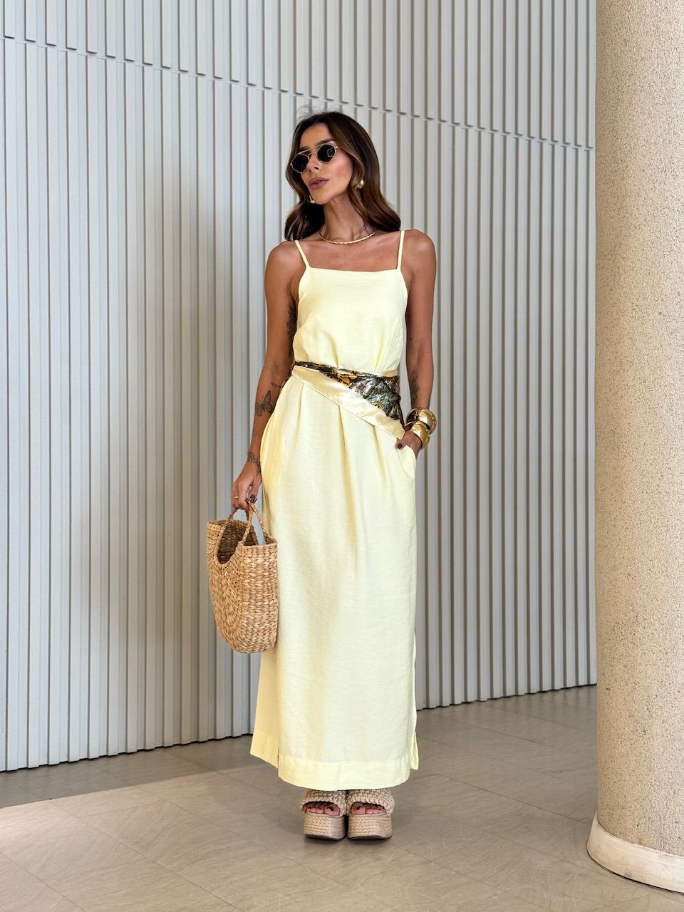 VESTIDO ELIANA ALCINHA LIMA - 0072490116 - CAROLLA FERRARO