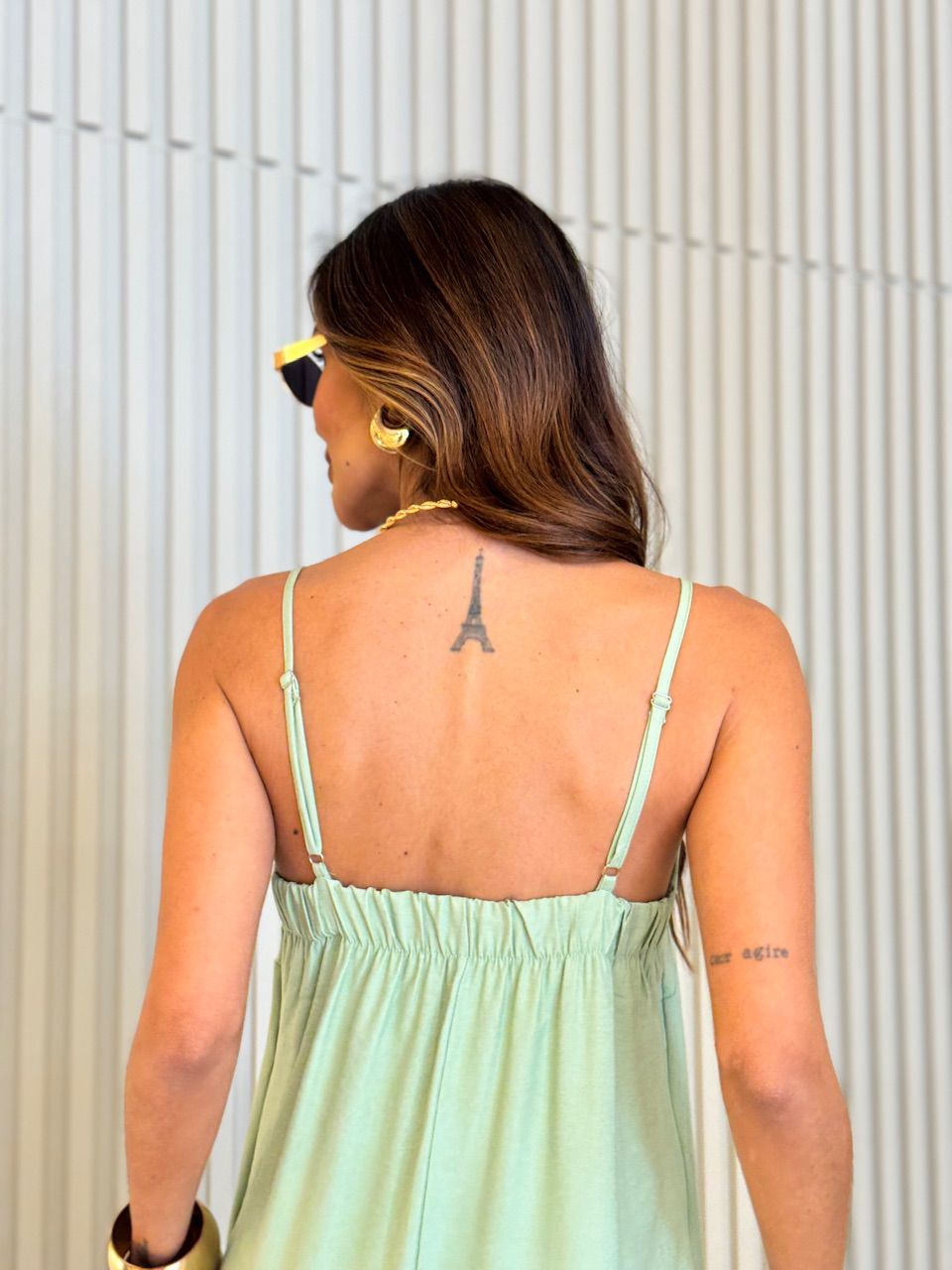 VESTIDO ELIANA ALCINHA VERDE