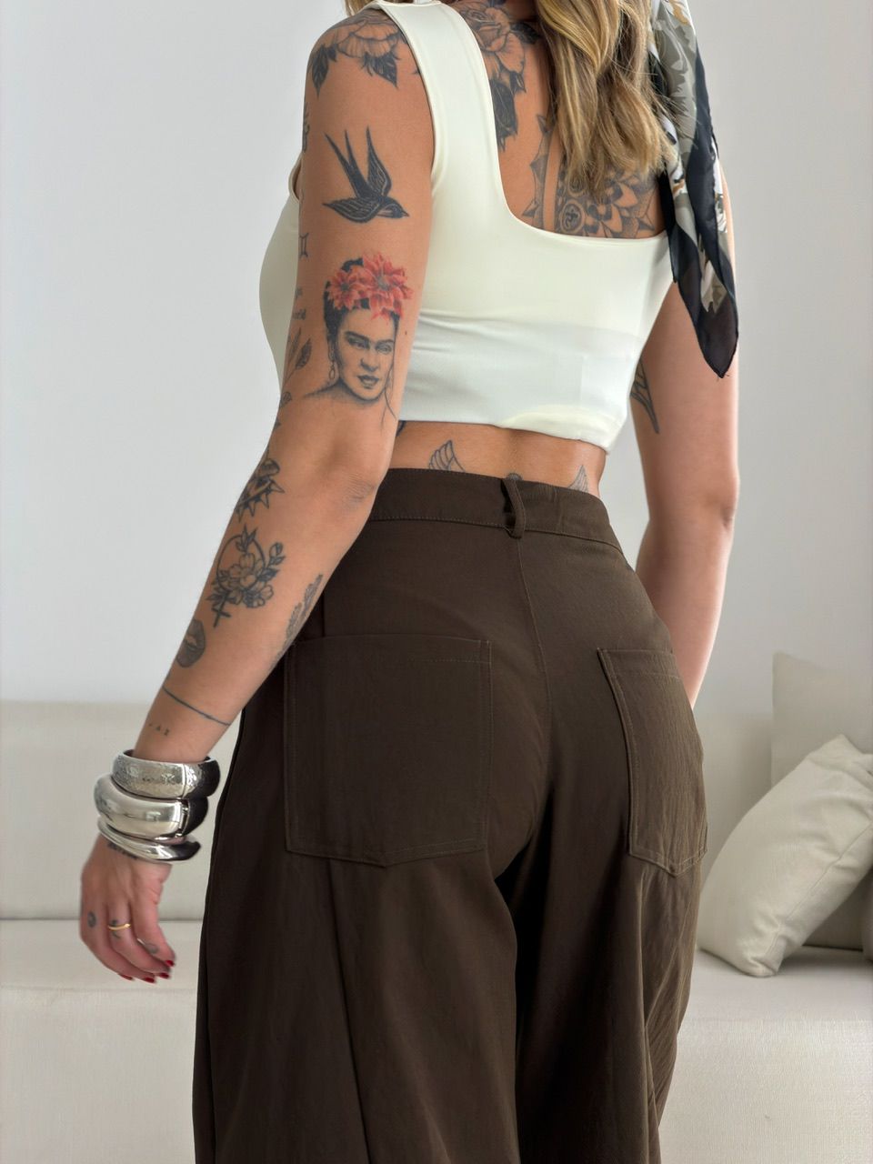 CALÇA ELAINE BALLOON CAFÉ