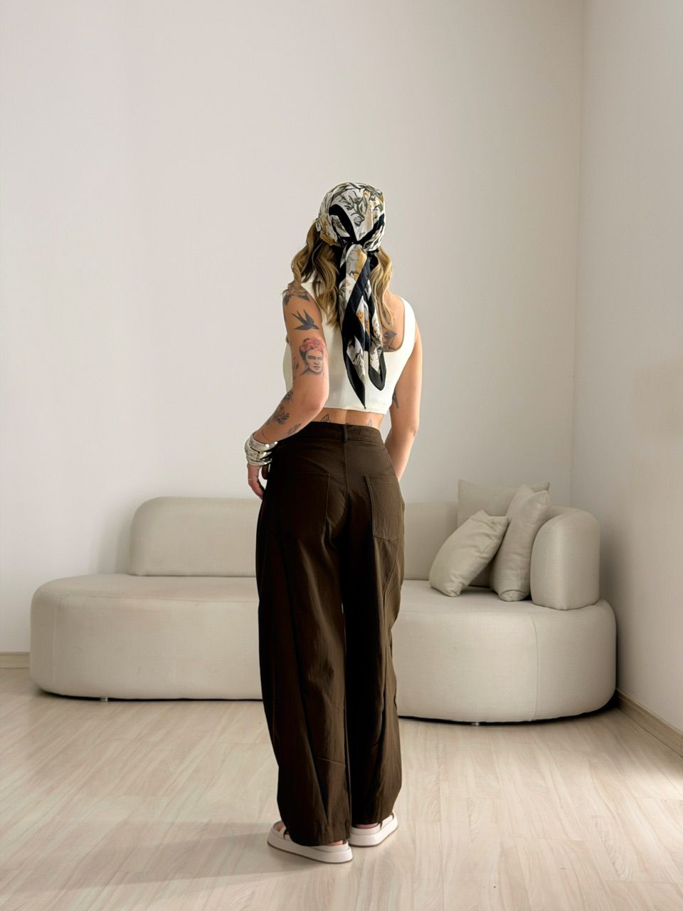 CALÇA ELAINE BALLOON CAFÉ