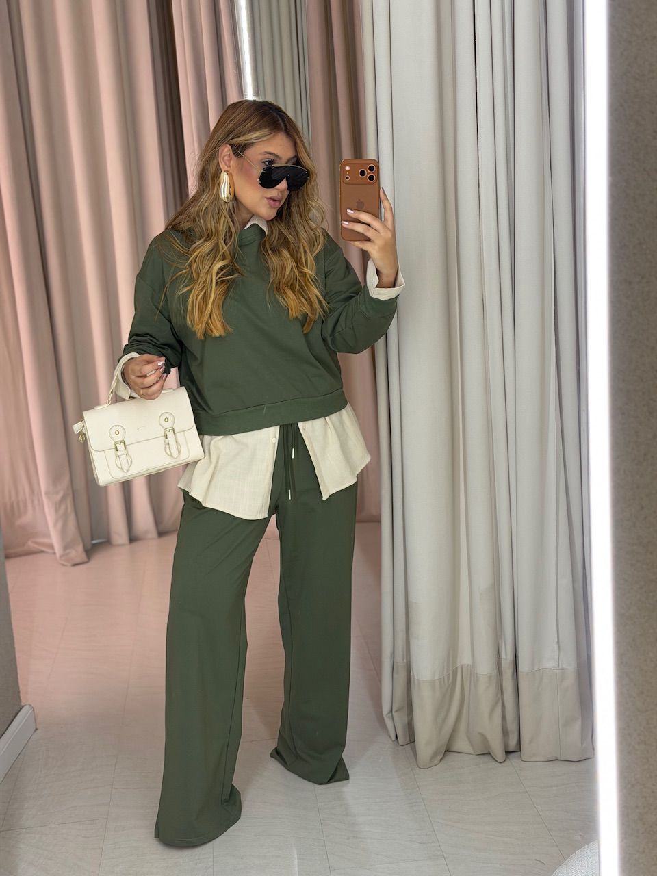 CONJUNTO RUBIA CALÇA VERDE - 0076620014 - CAROLLA FERRARO