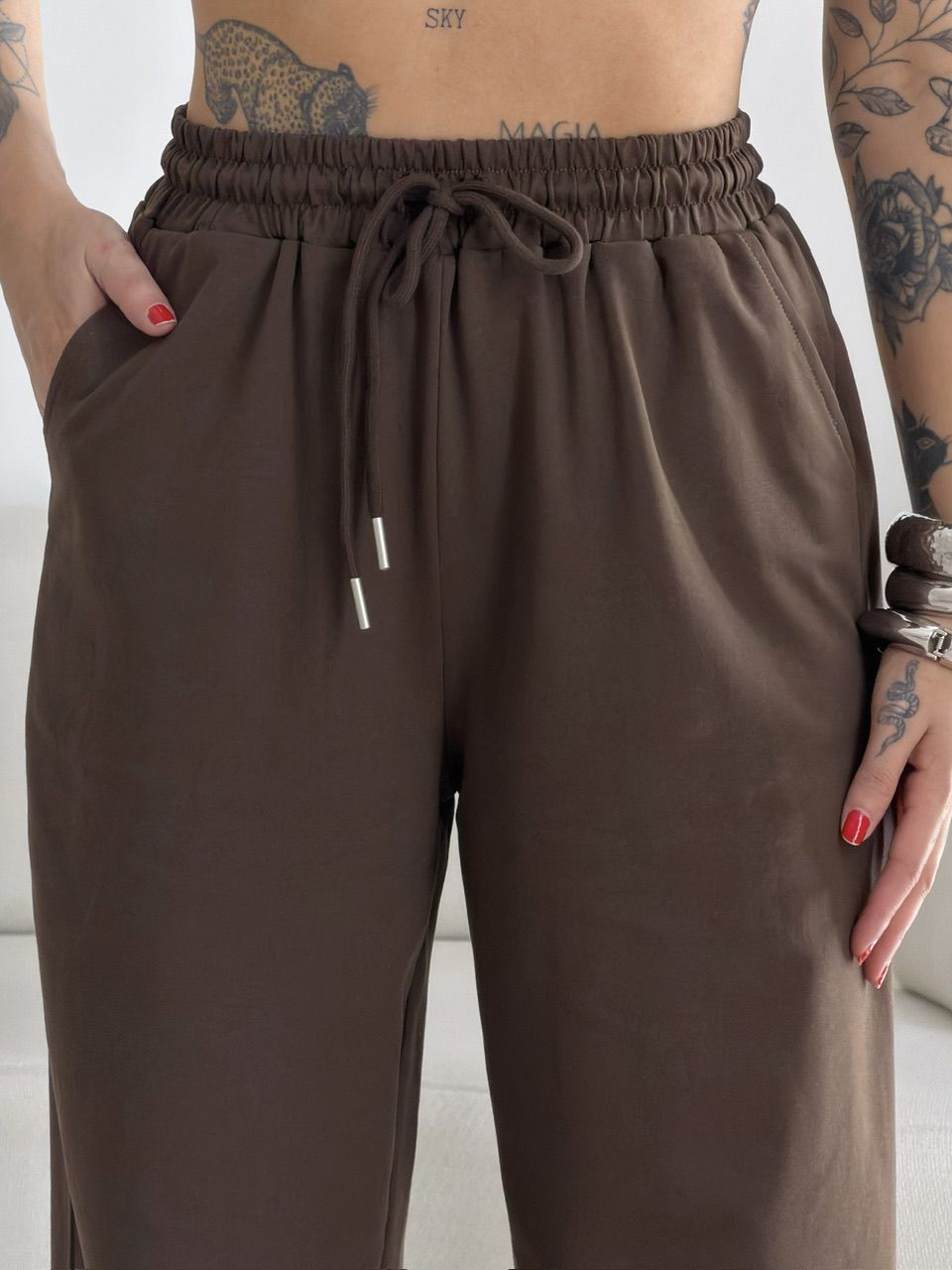 CONJUNTO RUBIA CALÇA MARROM