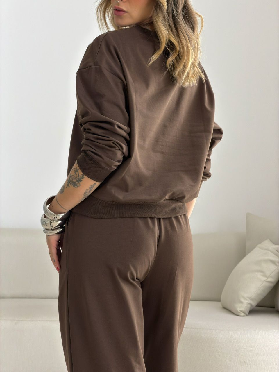 CONJUNTO RUBIA CALÇA MARROM