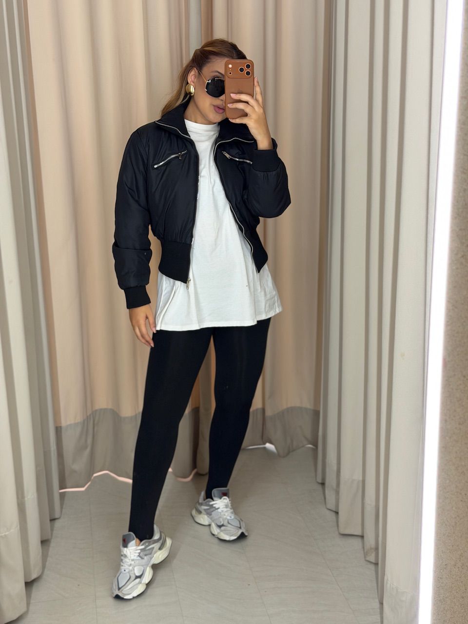 MEIA / LEGGING PELUCIADA PRETA