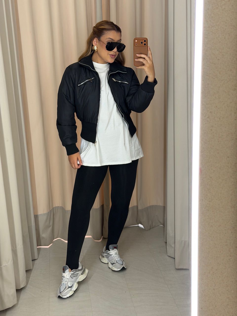 MEIA / LEGGING PELUCIADA PRETA