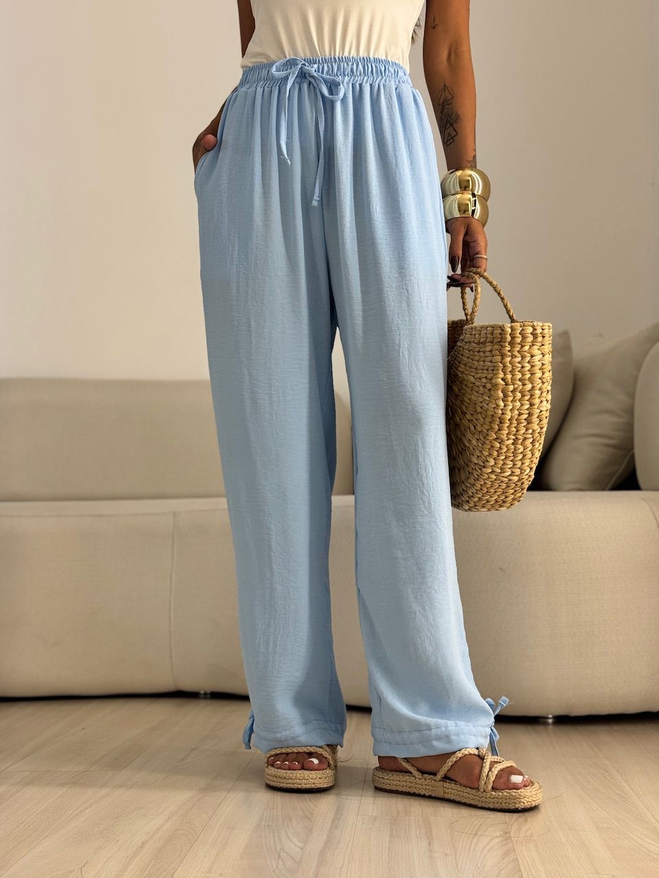 CALÇA FER 02 LASTEX AZUL