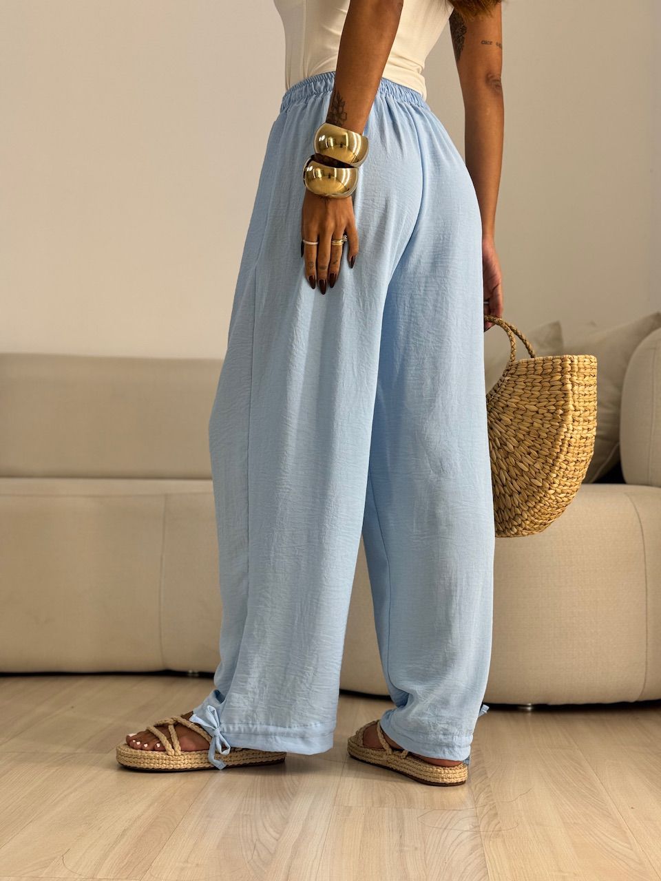 CALÇA FER 02 LASTEX AZUL