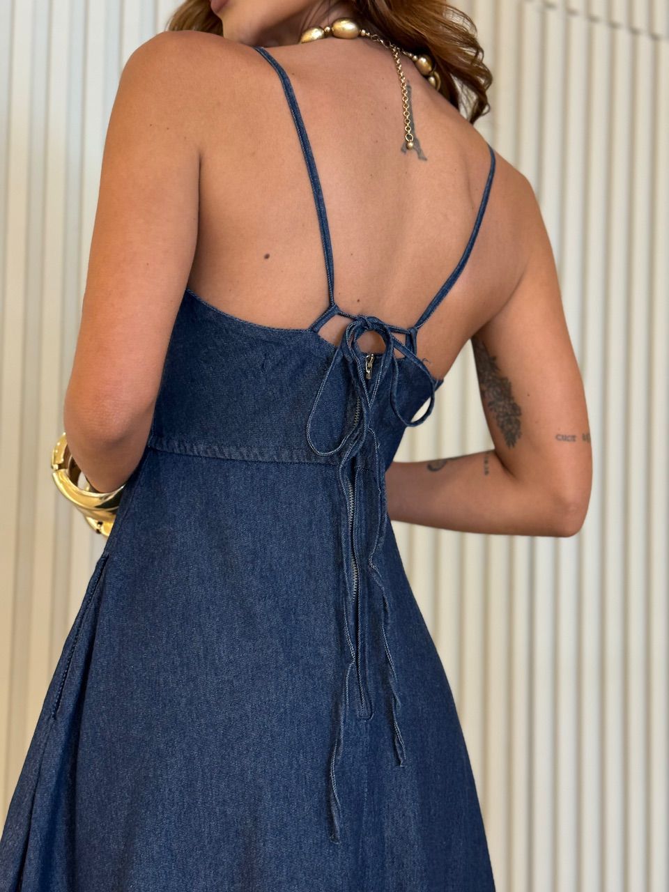 VESTIDO KELLY JEANS ESCURO