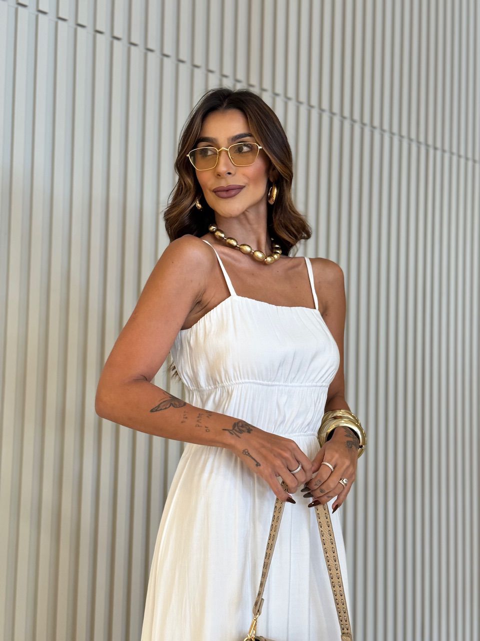 VESTIDO MIRELA ALCINHA LONGO OFF