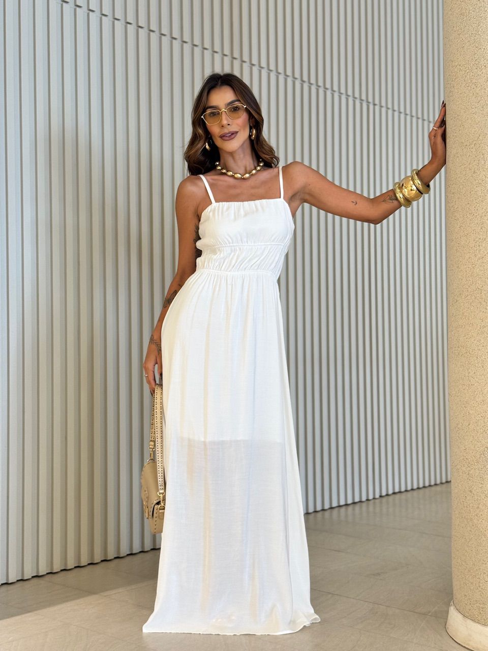 VESTIDO MIRELA ALCINHA LONGO OFF