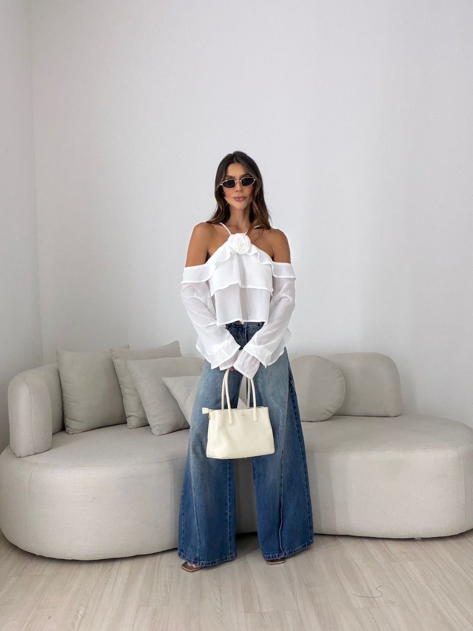 BLUSA ALICIA BABADOS OFF