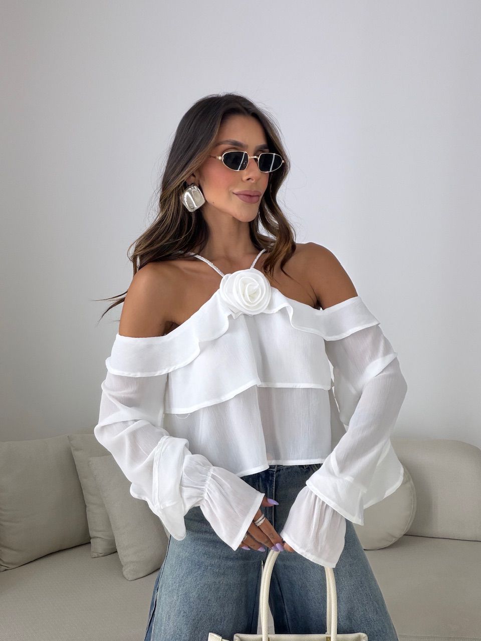 BLUSA ALICIA BABADOS OFF