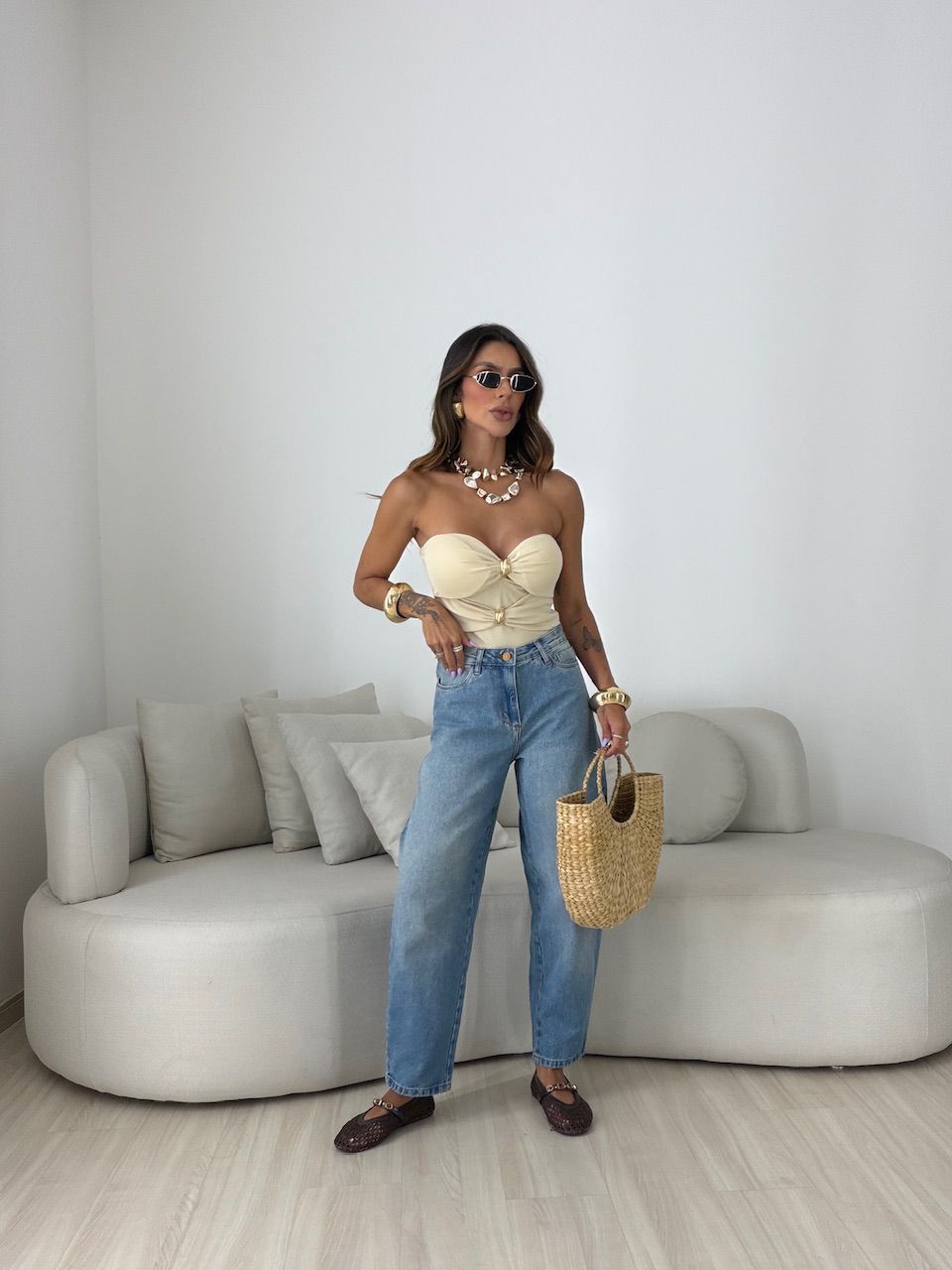 BLUSA DAMARIS TOMARA QUE CAIA NUDE
