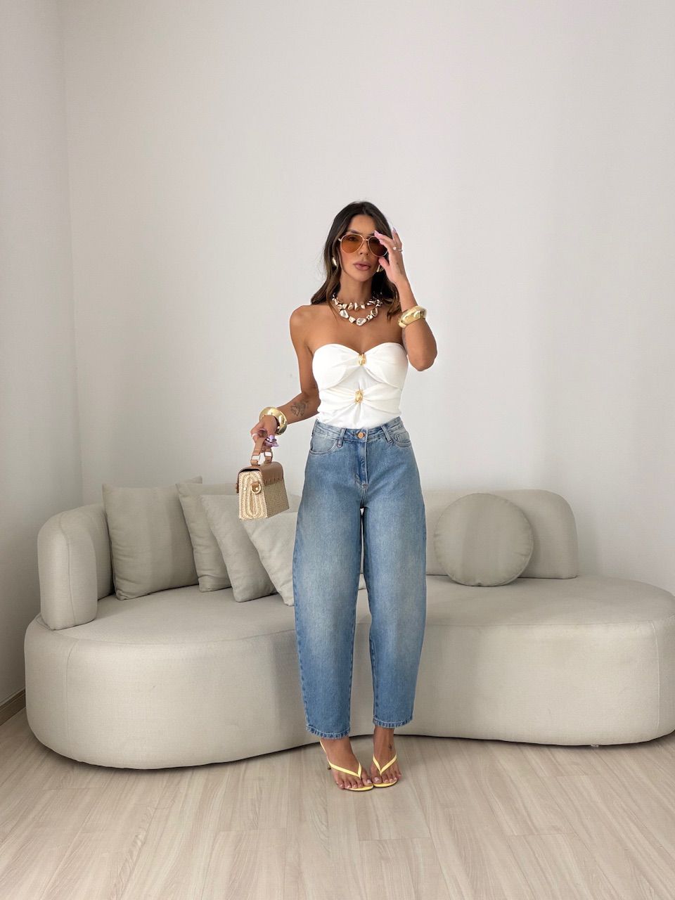BLUSA DAMARIS TOMARA QUE CAIA OFF