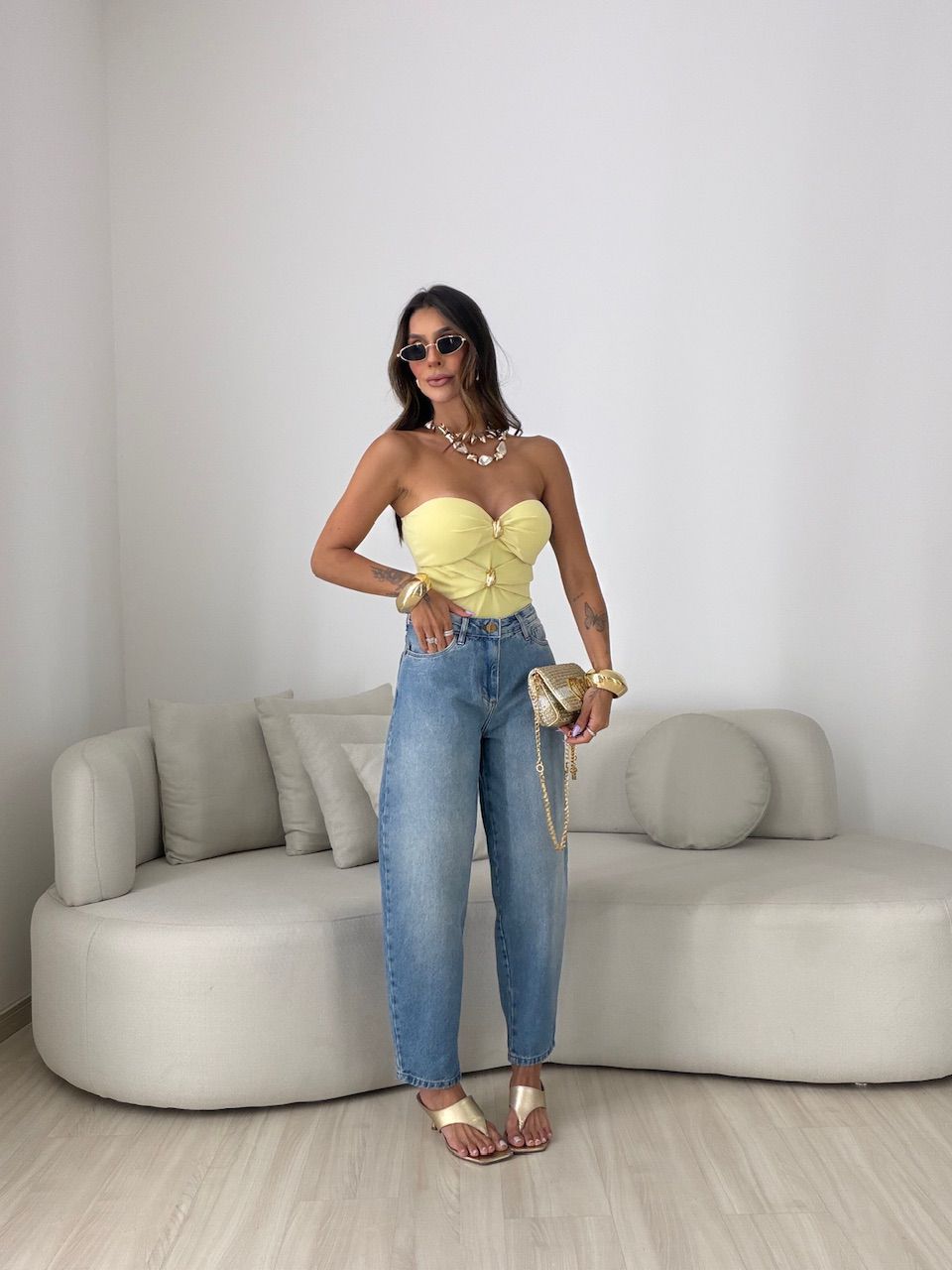 BLUSA DAMARIS TOMARA QUE CAIA PISTACHE