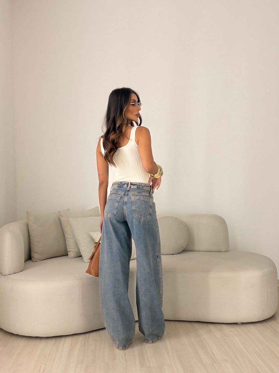 CALÇA MICHELE BALLOON JEANS COLORS
