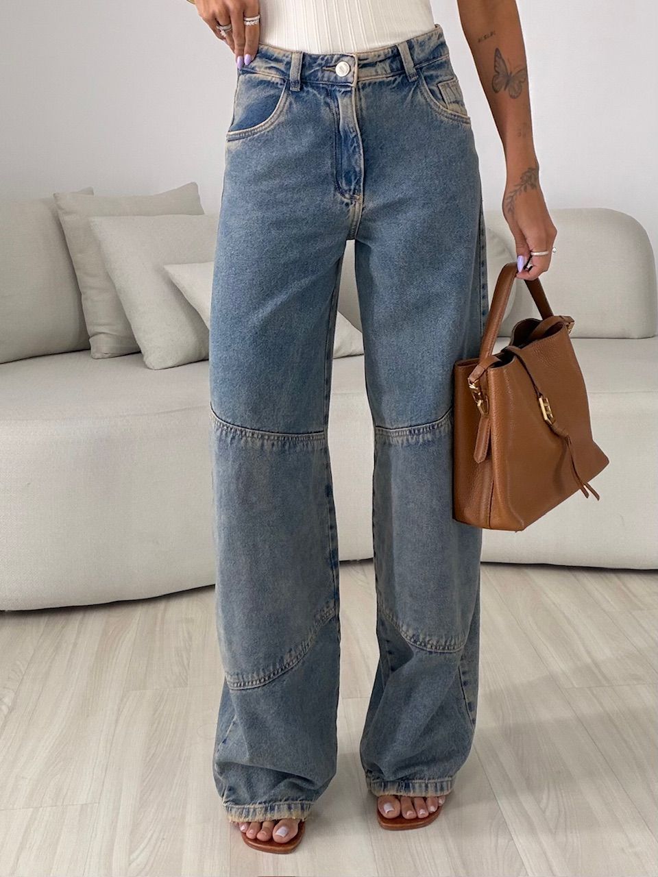 CALÇA MICHELE BALLOON JEANS COLORS