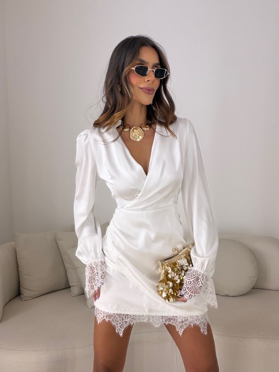 VESTIDO LAISA ACETINADO OFF