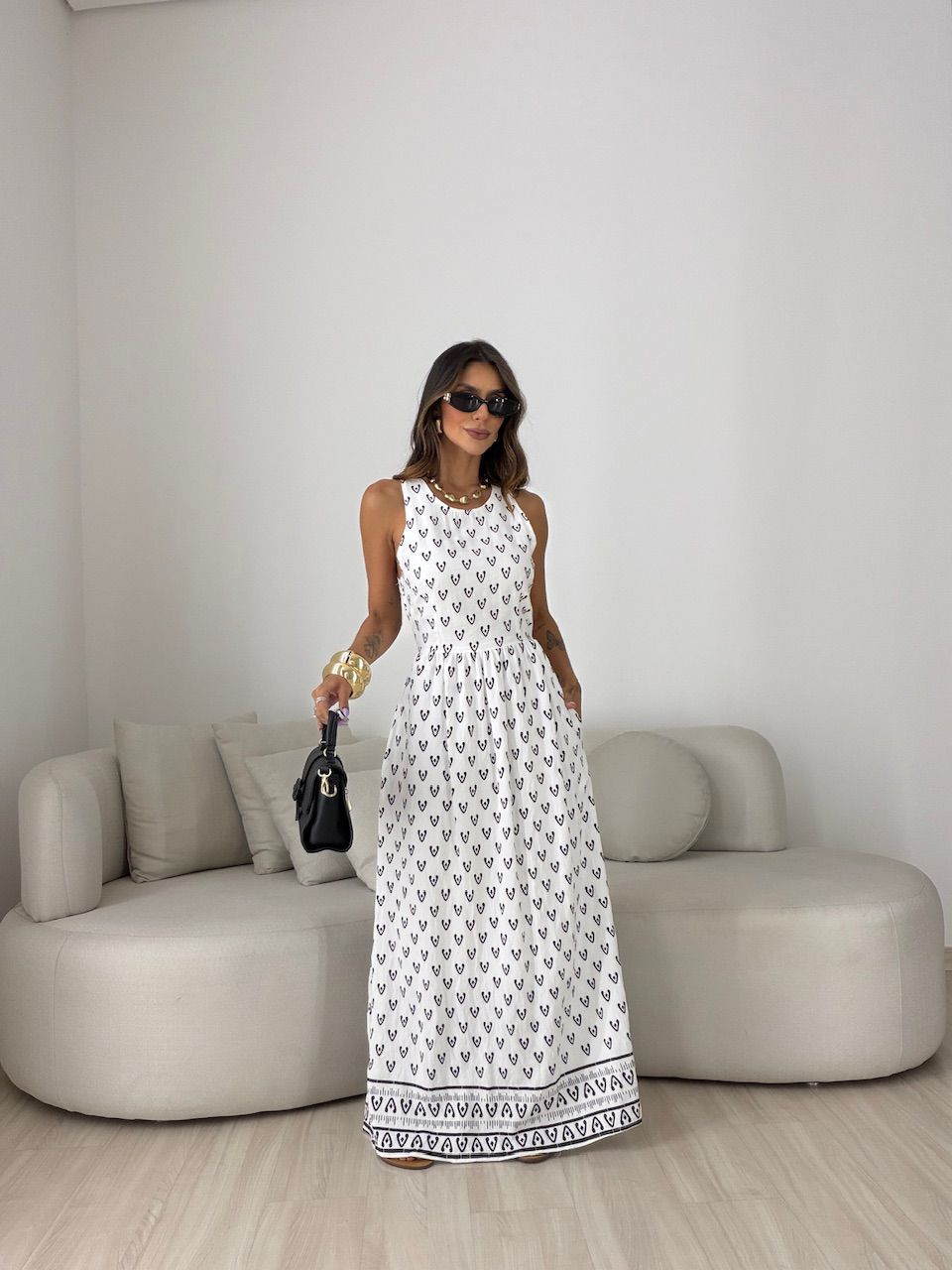 VESTIDO TABATA ESTAMPADO OFF