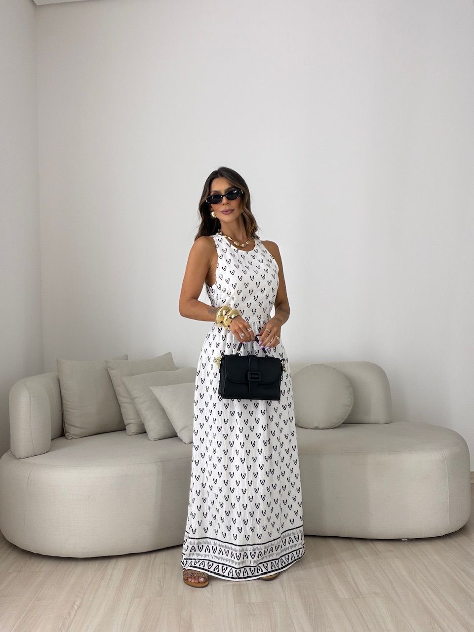 VESTIDO TABATA ESTAMPADO OFF