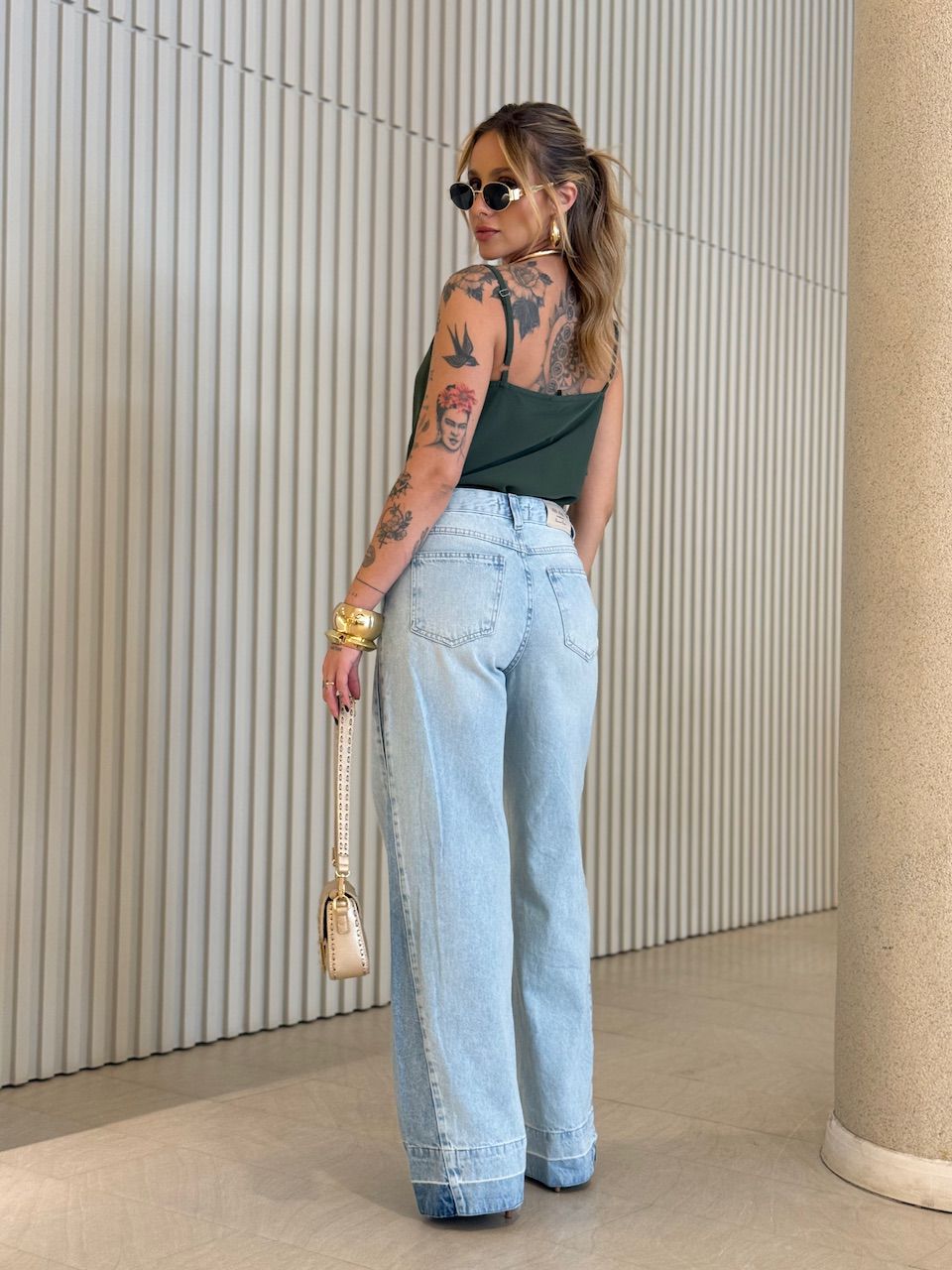 BLUSA ARIEL ALCINHA VERDE