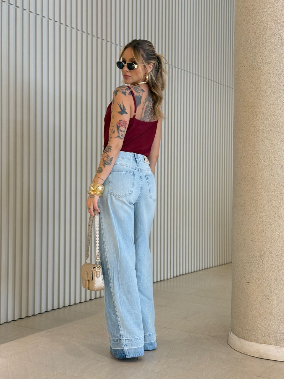 BLUSA ARIEL ALCINHA VINHO