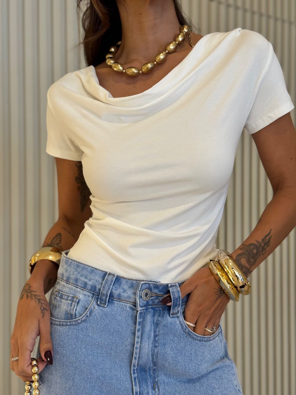 BLUSA LAIS MANGUINHA OFF