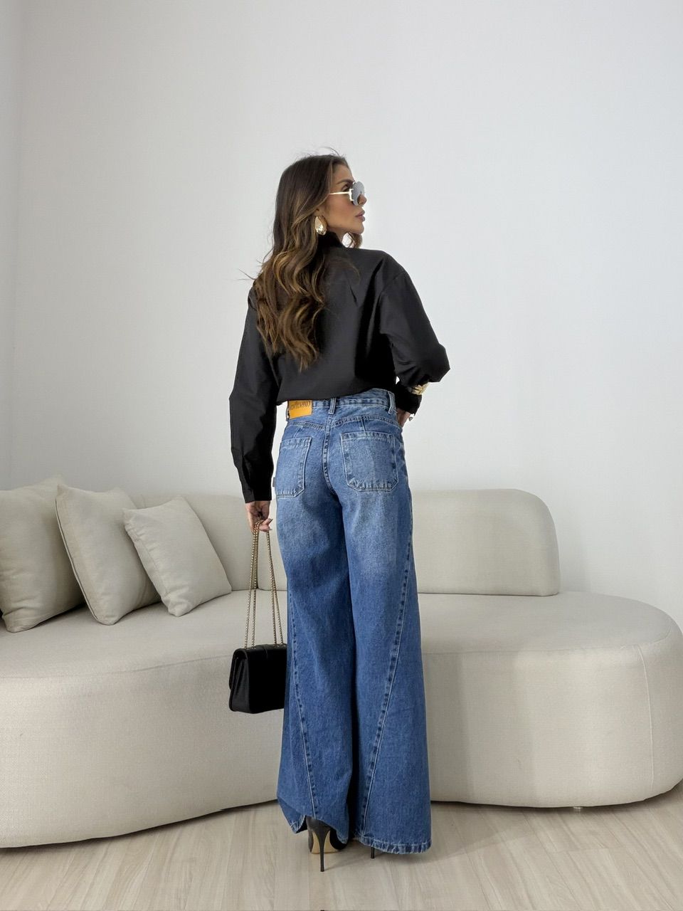 BODY MONALISA AMARRAÇÃO PRETO