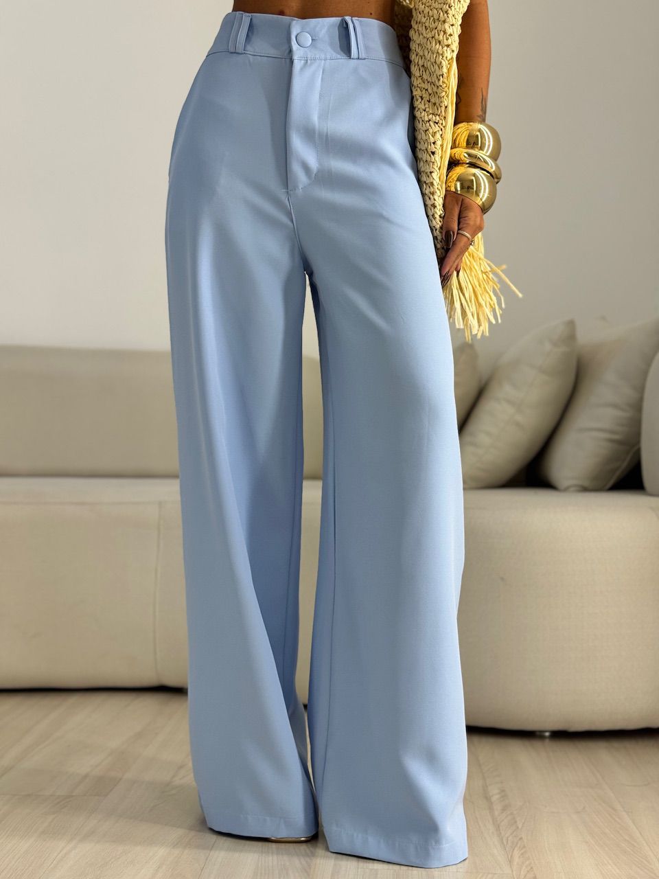 CALÇA LAILA ALFAIATARIA AZUL
