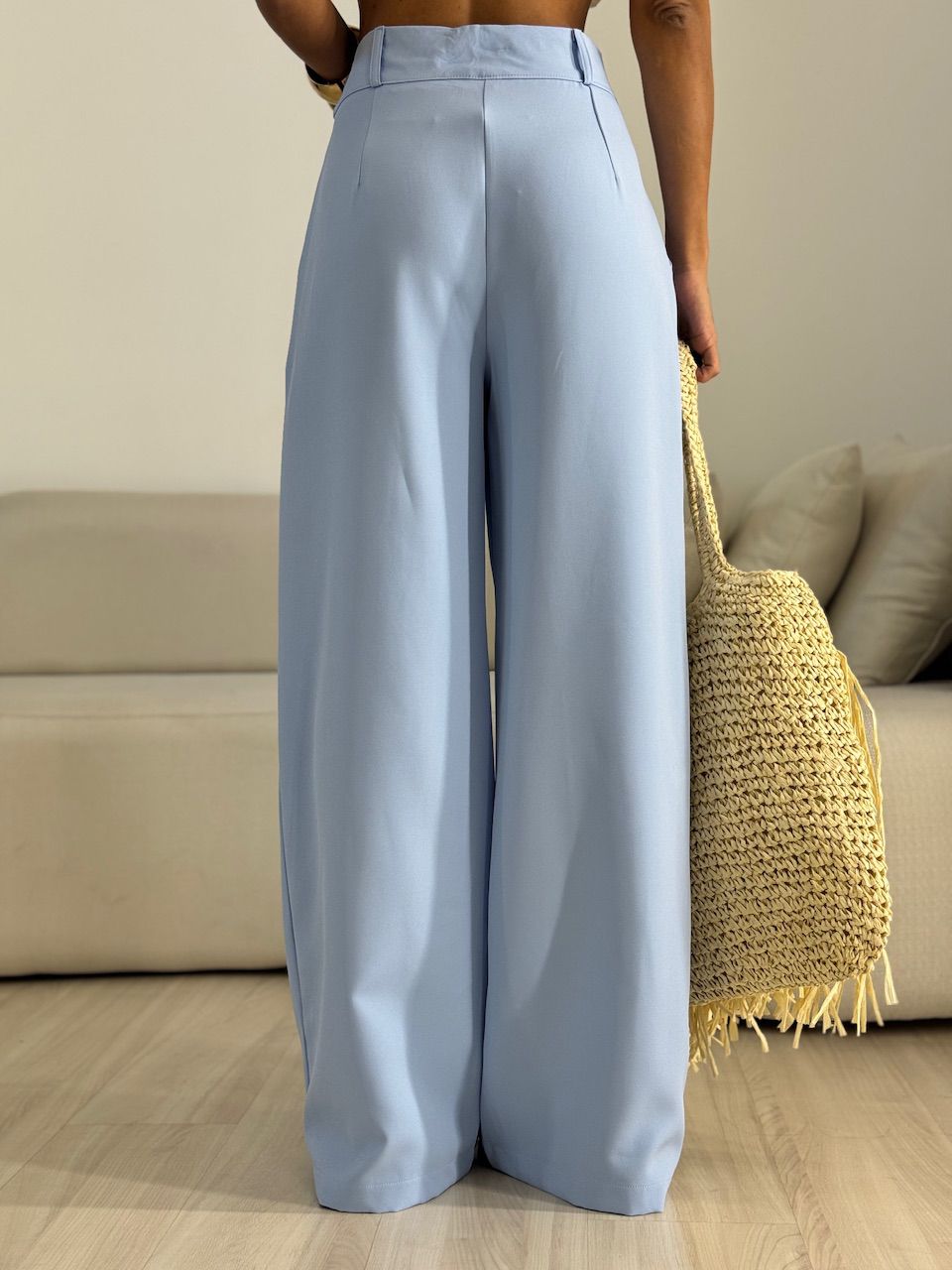 CALÇA LAILA ALFAIATARIA AZUL