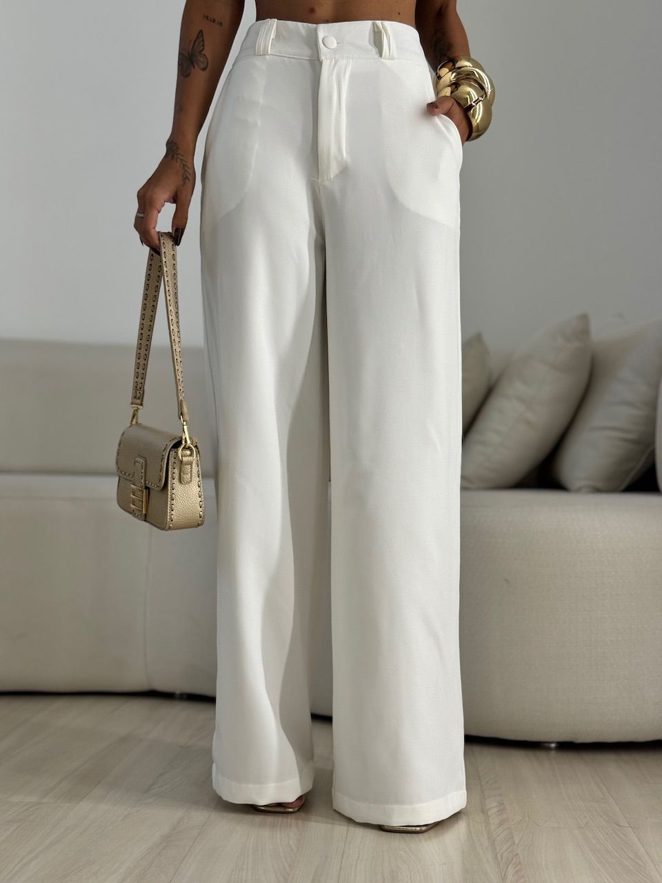 CALÇA LAILA ALFAIATARIA OFF - 0070800326 - CAROLLA FERRARO