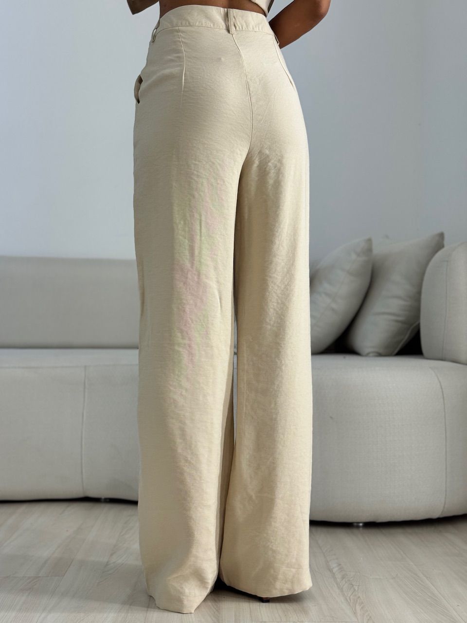 CONJUNTO ELIANE CAMISA AMARRAÇÃO AREIA