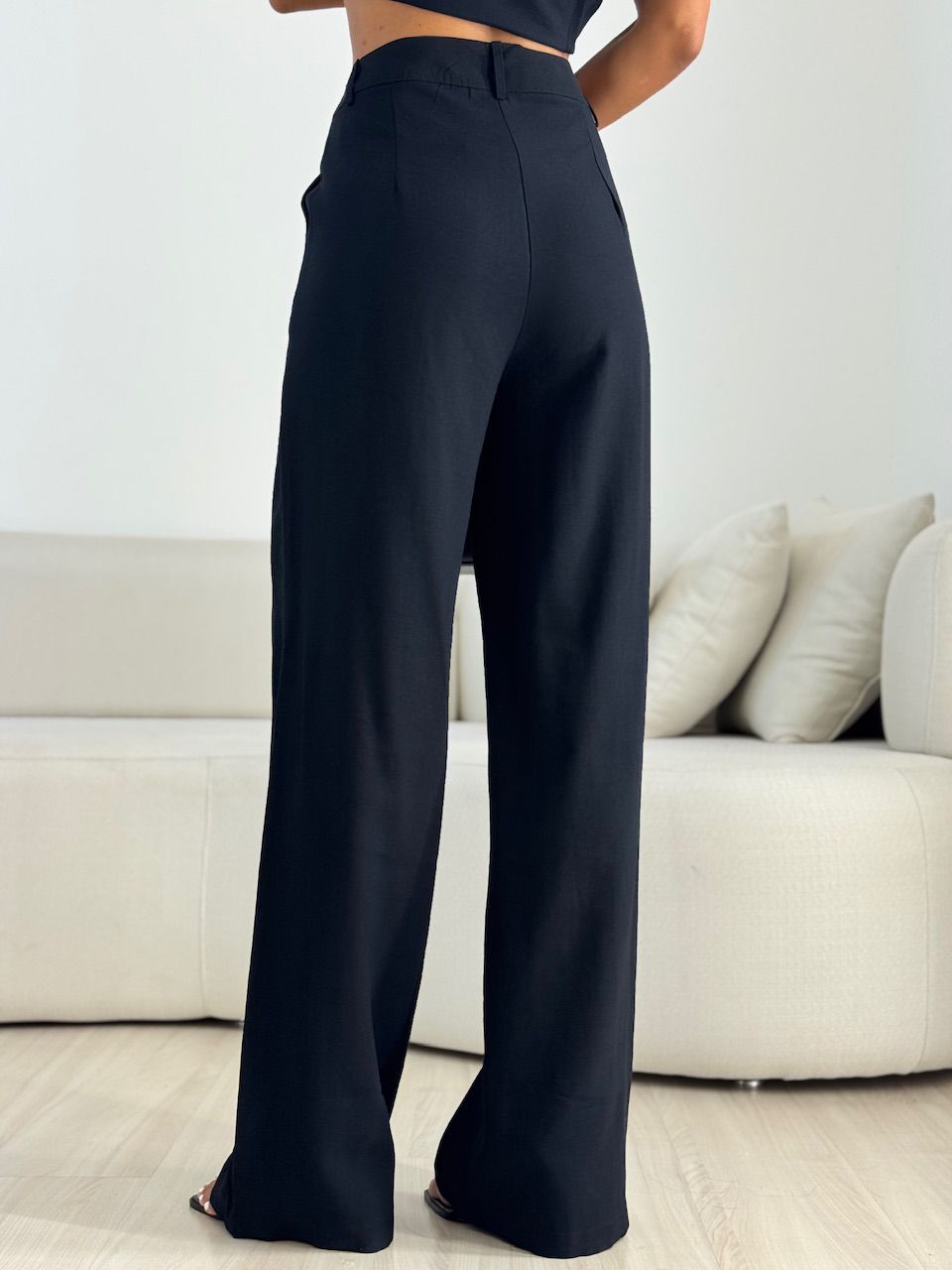 CONJUNTO ELIANE CAMISA AMARRAÇÃO PRETO