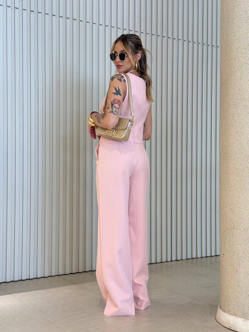 CONJUNTO VIRGÍNIA CALÇA BABY PINK