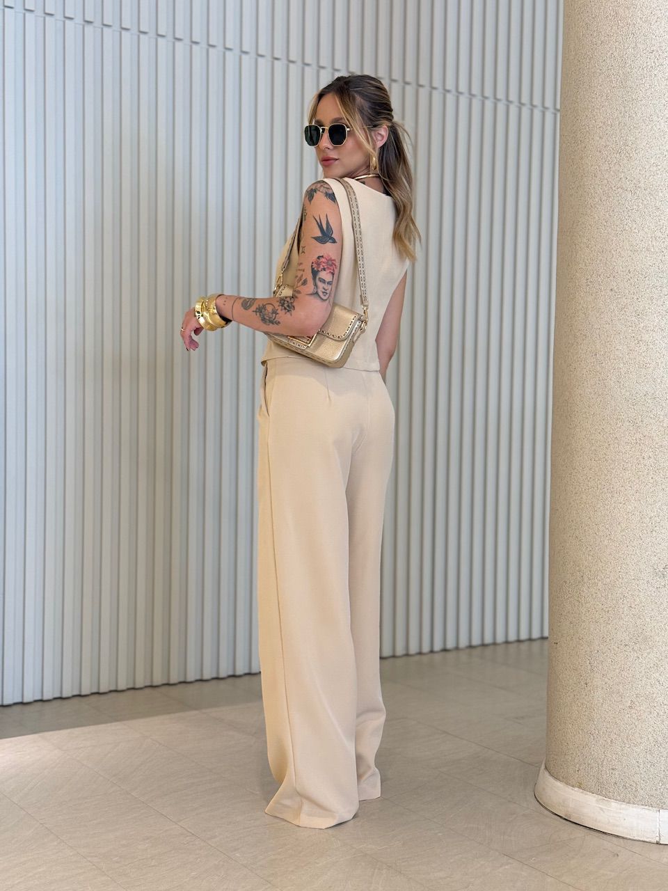 CONJUNTO VIRGÍNIA CALÇA NUDE