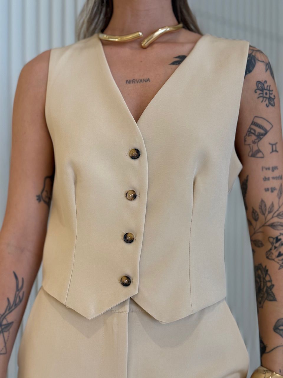 CONJUNTO VIRGÍNIA CALÇA NUDE