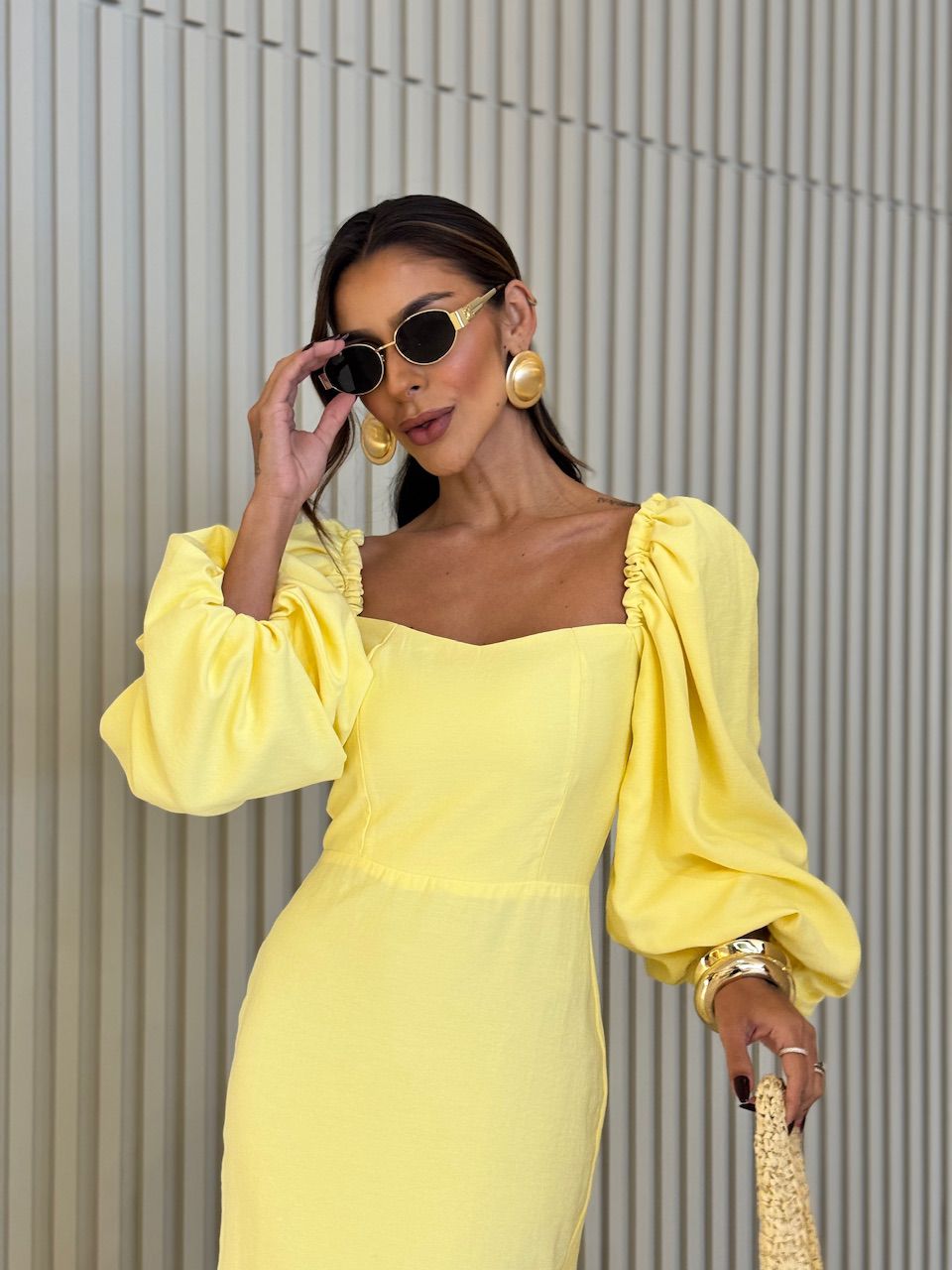 VESTIDO CF CHARLOTTE Amarelo