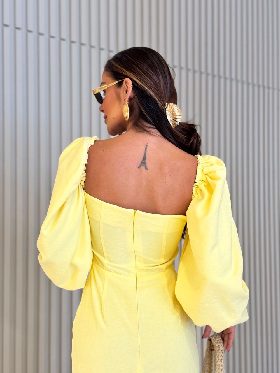 VESTIDO CF CHARLOTTE Amarelo