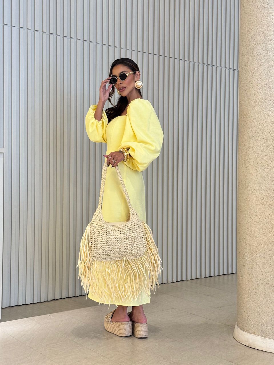 VESTIDO CF CHARLOTTE Amarelo