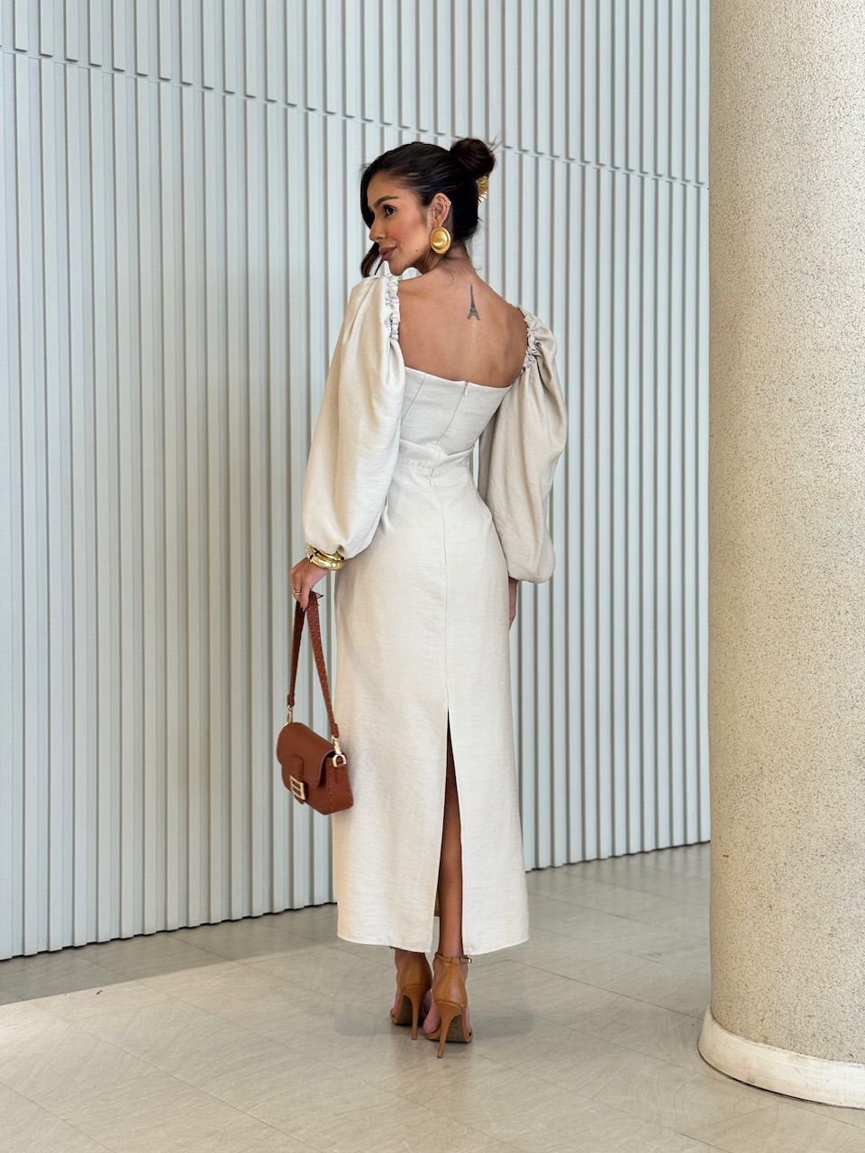 VESTIDO CF CHARLOTTE Areia