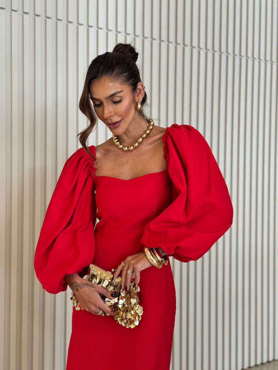 VESTIDO CF CHARLOTTE vermelho