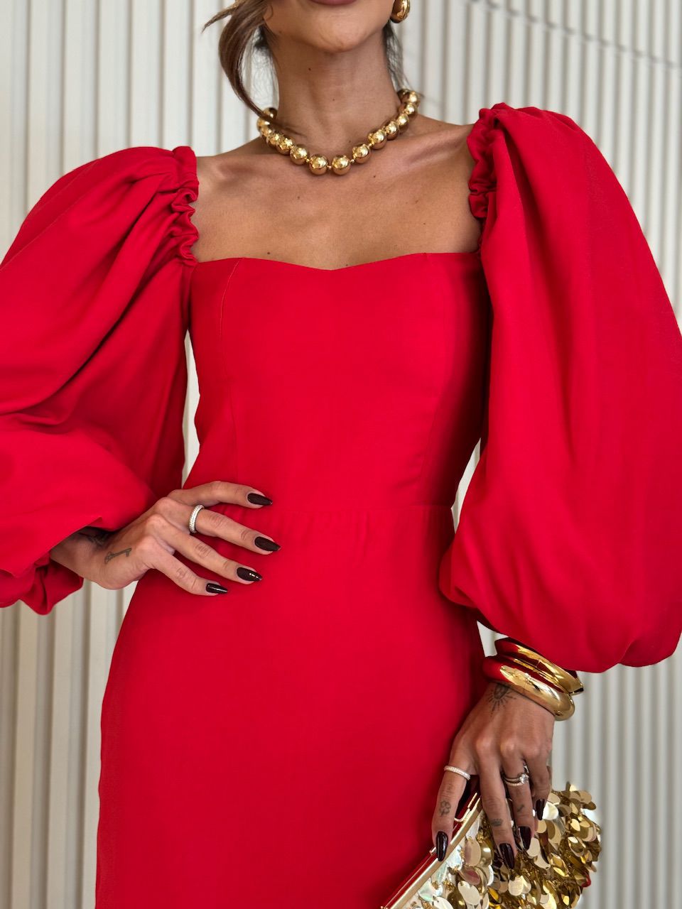 VESTIDO CF CHARLOTTE vermelho