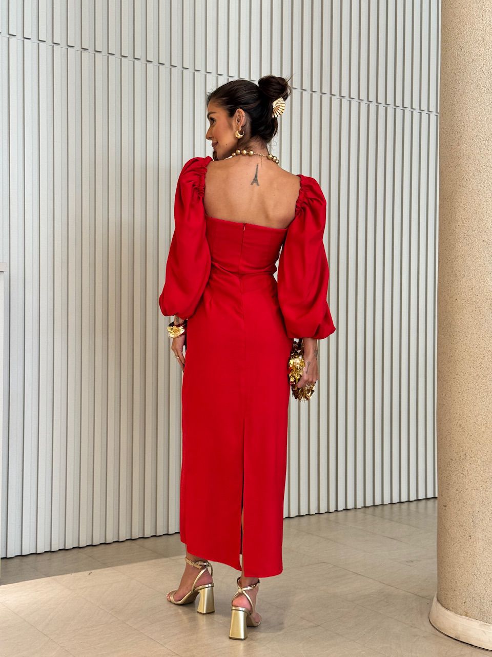 VESTIDO CF CHARLOTTE vermelho