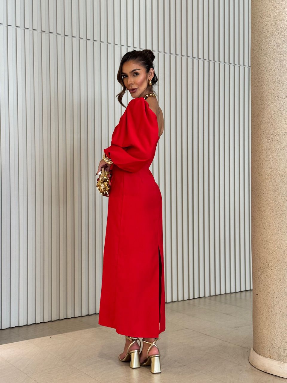 VESTIDO CF CHARLOTTE vermelho