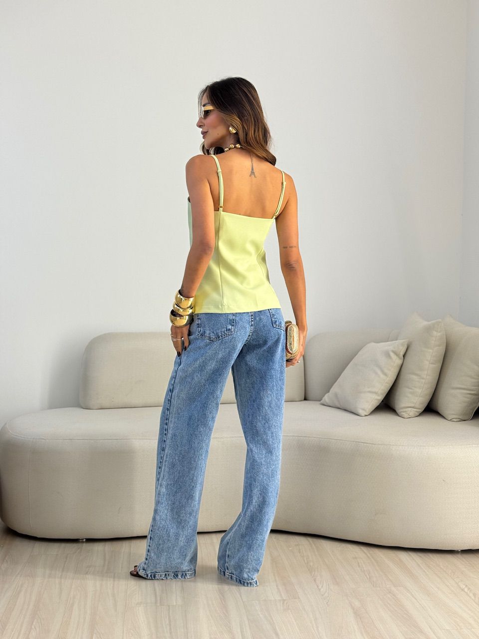 BLUSA LUNA ALFAIATARIA VERDE