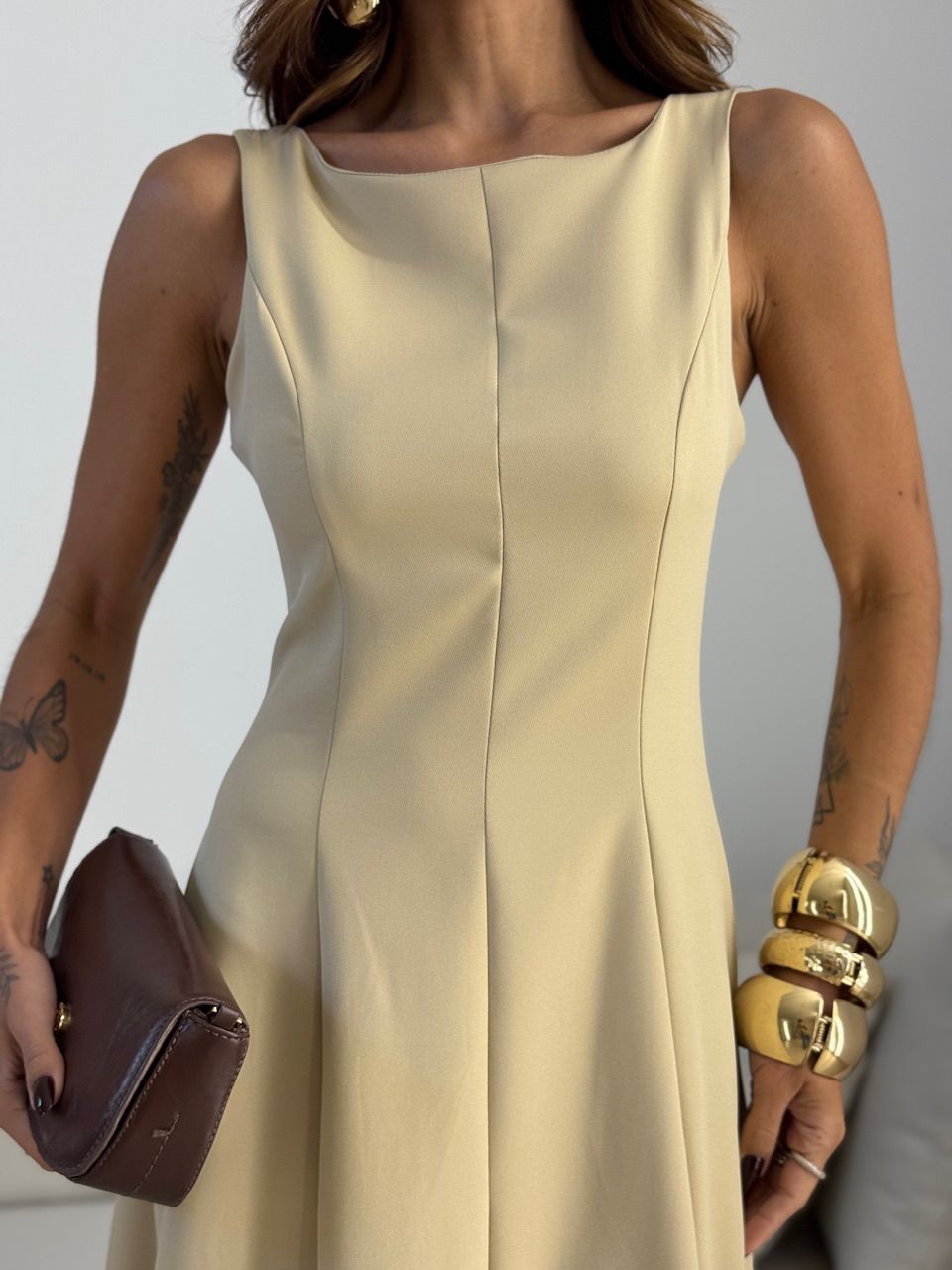 VESTIDO BEATRIZ LONGO NUDE