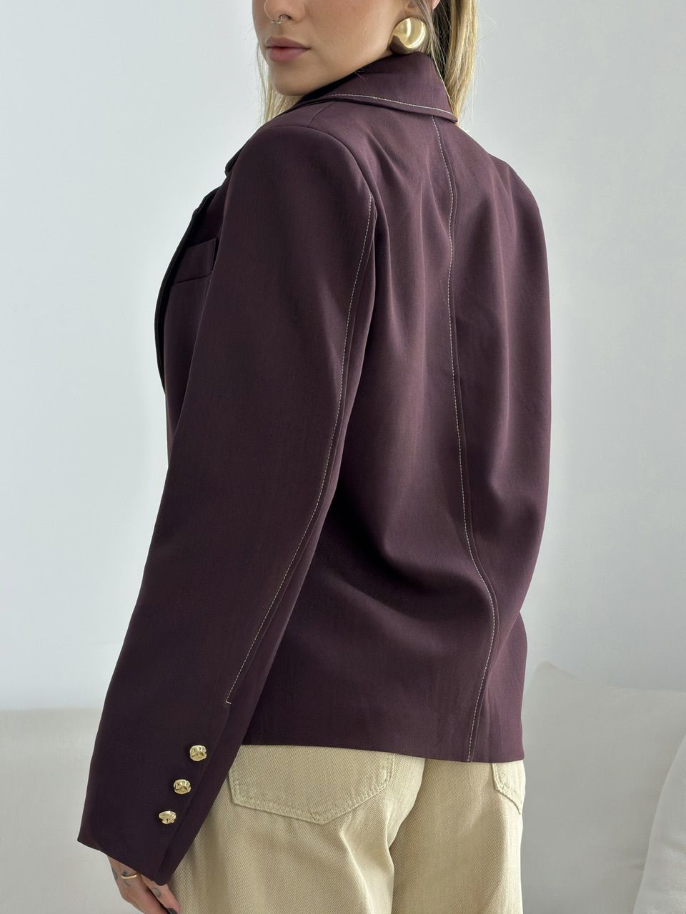 BLAZER CAETANA ALFAIATARIA VINHO