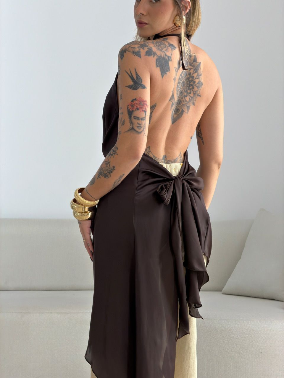 BLUSA CRISTIANE FRENTE ÚNICA CAFÉ